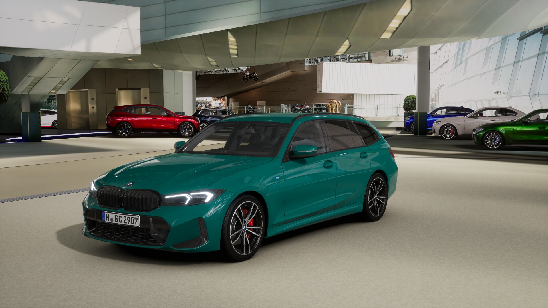 BMW Individual | BMW 3 Series Touring in Smyrna Green Uni