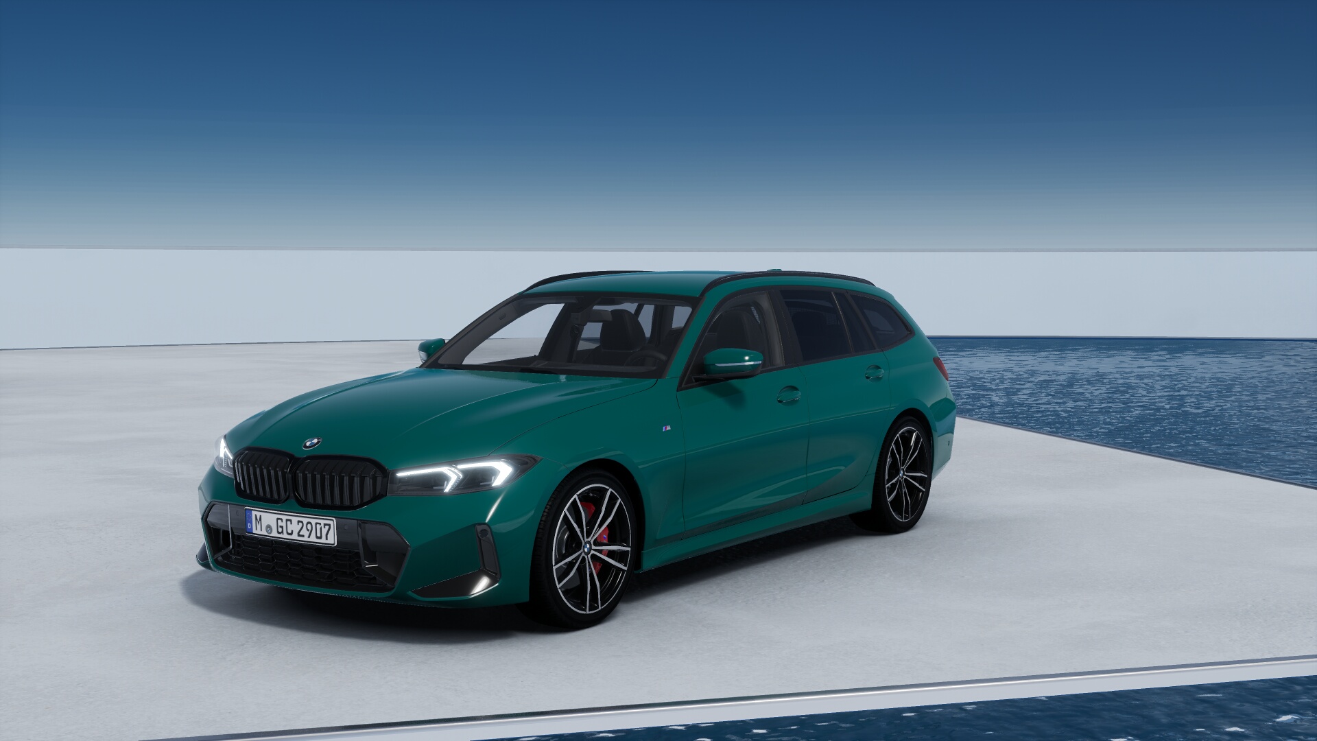 BMW Individual | BMW 3 Series Touring in Smyrna Green Uni