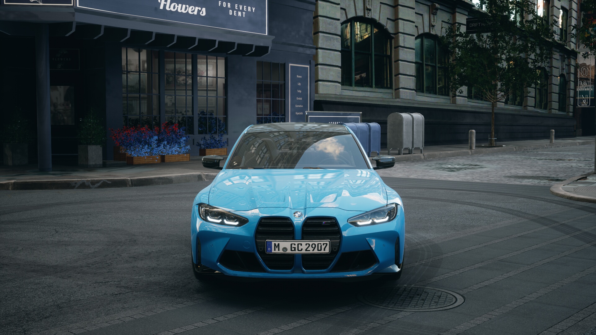 BMW Individual | BMW M3 Competition Sedan in Riviera Blue Uni