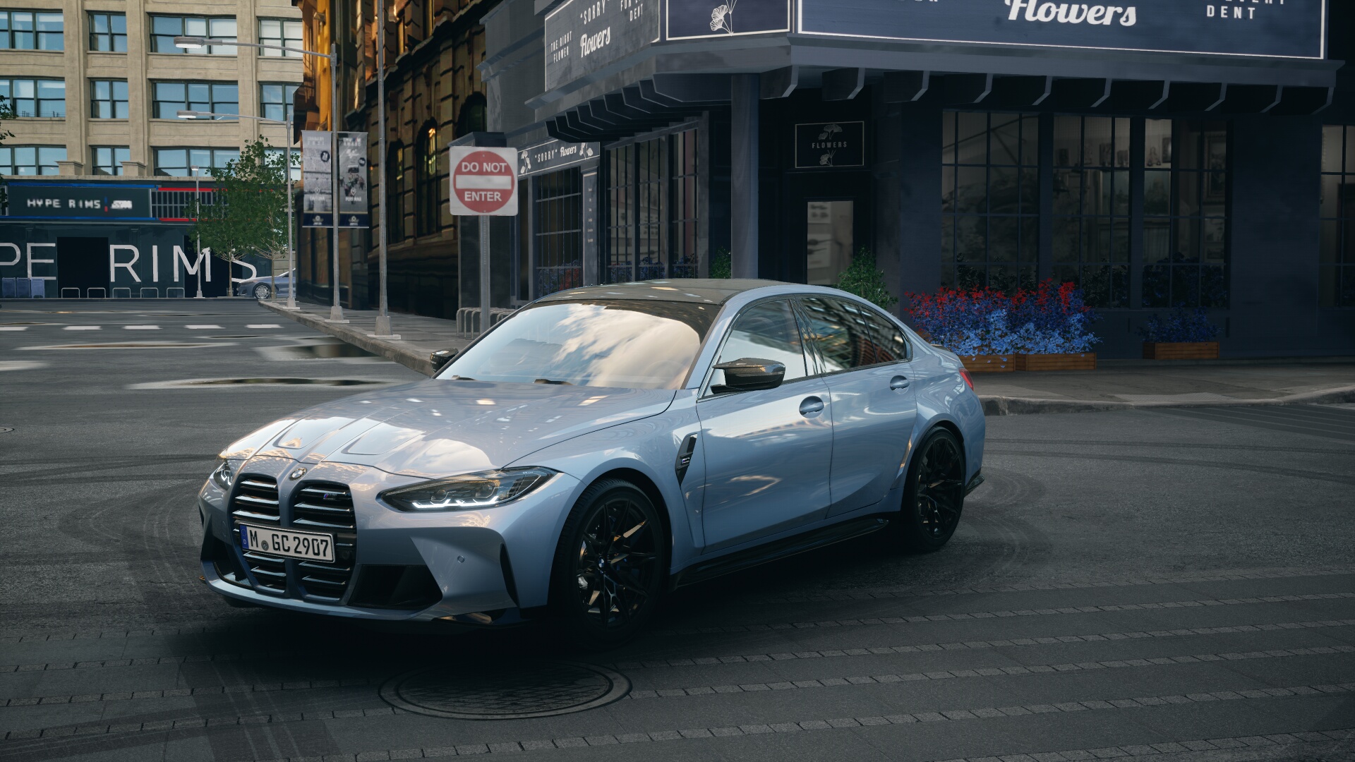 BMW Individual | BMW M3 Competition Sedan in Barcelona Blue Metallic