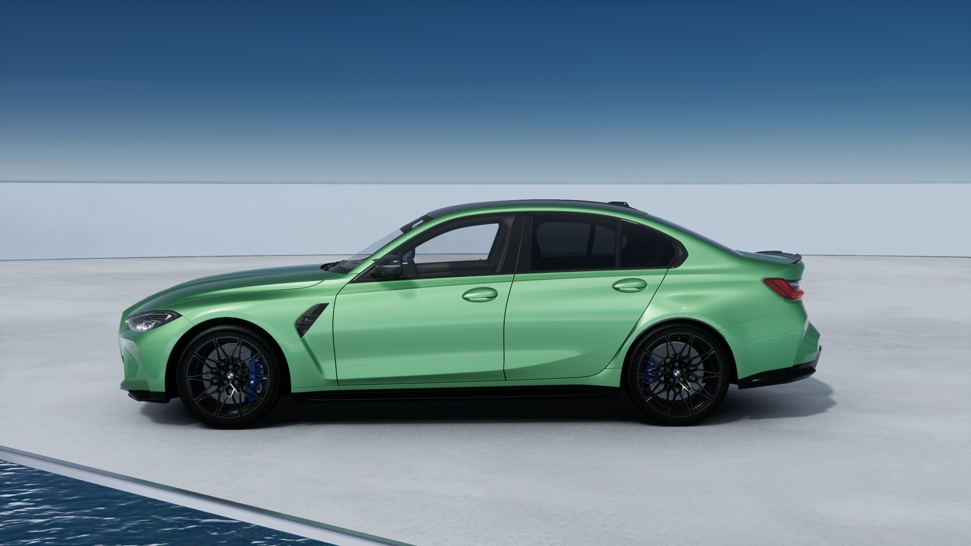 BMW Individual | BMW M3 Competition Sedan in Fame Green Metallic
