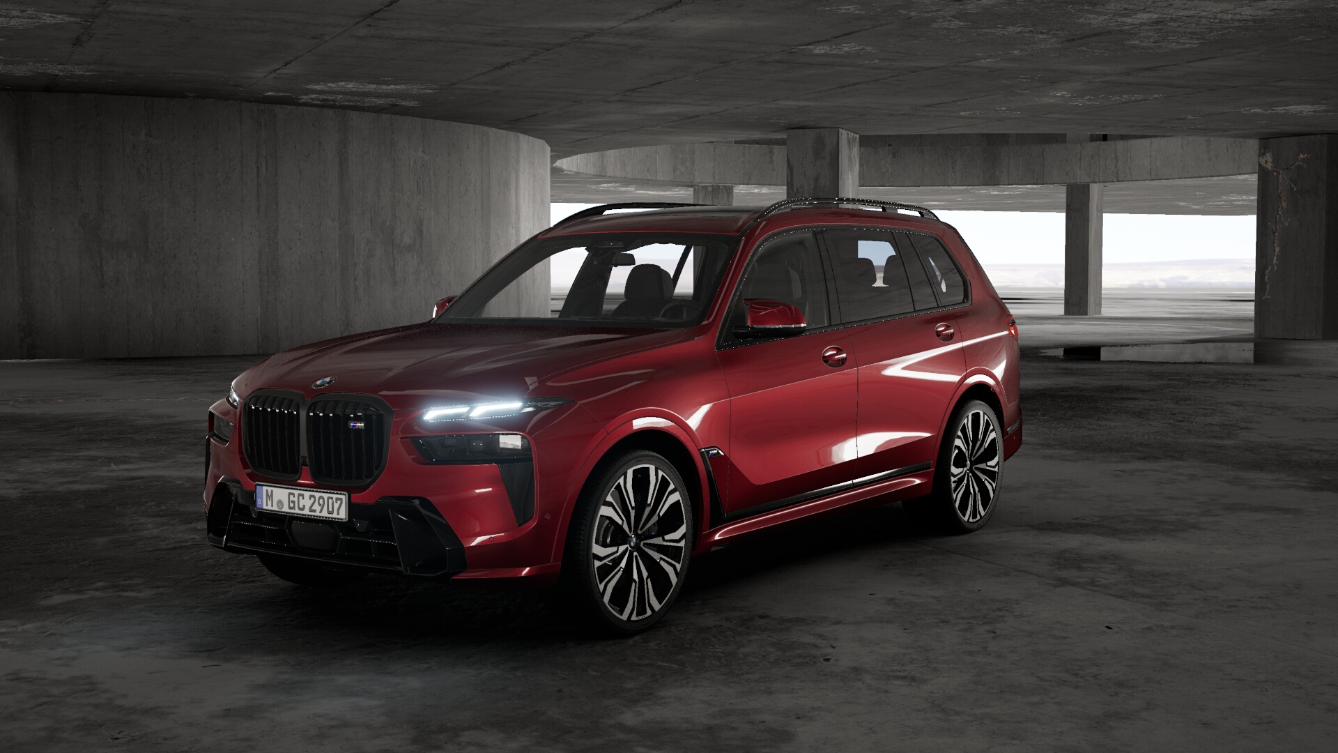 BMW Individual | BMW X7 M60i in Ruby Red II Pearl Effect