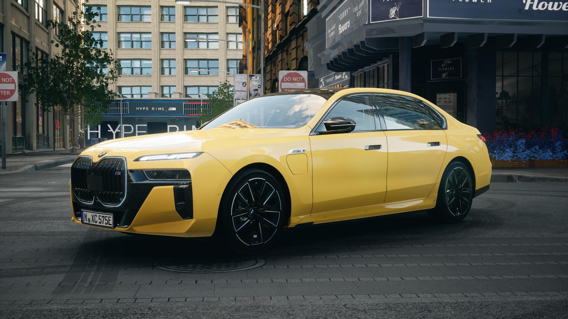 BMW Individual | BMW M760e Sedan in Speed Yellow Uni